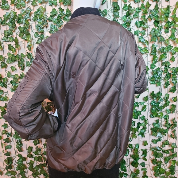 Zara Basic Outerwear Women's Fall Military Bomber Quilted Jacket size M - Picture 4 of 16